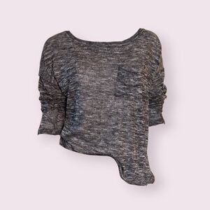 💝(3/$25) Divided H&M Gray Scoopneck Sweater Top